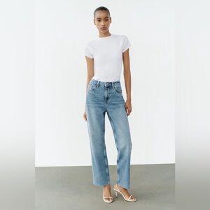 Zara Straight Leg Ankle Rigid Jeans - Tags Still Attached!